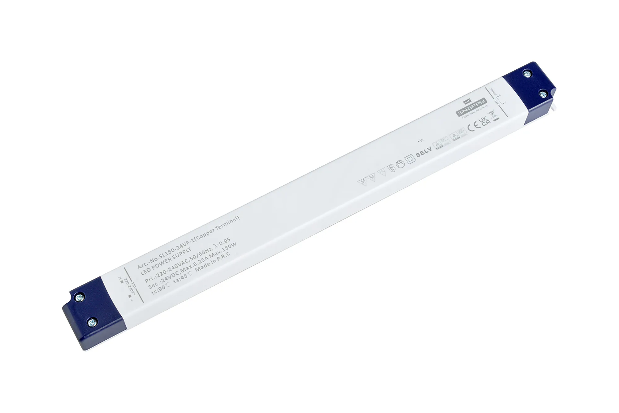 IP20 Slim 24V Non-Dim Drivers Snappy Fixed output Driver